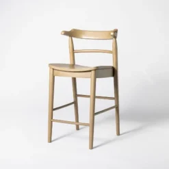 Kaysville Curved Back Wood Counter Height Barstool - Threshold™ Designed With Studio McGee -Threshold™ Sales Store GUEST 023f7aed 536a 4f95 b97e 35970af67510