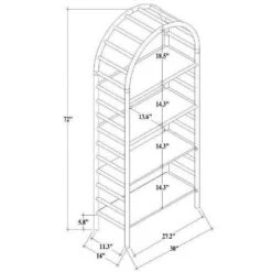 72" Holladay Curved Wooden Bookcase - Threshold™ Designed With Studio McGee 21 72" Holladay Curved Wooden Bookcase - Threshold™ Designed With Studio McGee -Threshold™ Sales Store GUEST 02d306c2 b728 424b 85ec e8a3f4144d26