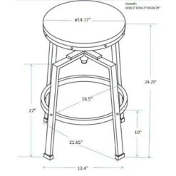 Lewiston Adjustable Swivel Barstool - Threshold -Threshold™ Sales Store GUEST 08a4a797 b4f3 4d78 98f5 a28987c45647