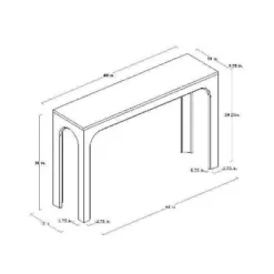 Thetford Console Table Gray - Threshold™ Designed With Studio McGee -Threshold™ Sales Store GUEST 094e781e 9ba9 4573 90e2 20870689eed5