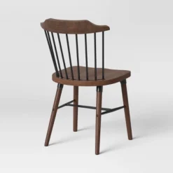 Delway Curved Back Mixed Material Dining Chair Walnut - Threshold™ 7 Delway Curved Back Mixed Material Dining Chair Walnut - Threshold™ -Threshold™ Sales Store GUEST 0d2d8049 ce91 4666 9215 7046a869d02c