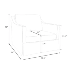 Vivian Park Upholstered Swivel Chair Cream - Threshold™ Designed With Studio McGee -Threshold™ Sales Store GUEST 0f6cc5a6 f1ac 4b5a a69b 5faae524745a