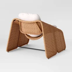 2pc Wexler Statement Chair With Ottoman - Brown - Threshold™ -Threshold™ Sales Store GUEST 1cd4fe04 ca08 4740 96d1 0e0af605870e