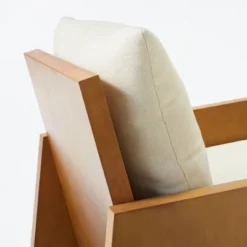 Duchesne Wood Accent Chair With Upholstered Seat And Back Cream - Threshold™ Designed With Studio McGee -Threshold™ Sales Store GUEST 1ecafbd8 6d75 4499 8aae 1b3b6724b1ee