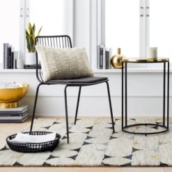 Set Of 2 Sodra Rounded Seat Wire Dining Chair Black - Threshold™ -Threshold™ Sales Store GUEST 1f0c0031 cd11 4dd2 b4b3 61162d0e2dff