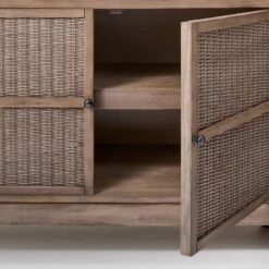 Brandeis Woven TV Stand For TVs Up To 60" Brown - Threshold™ Designed With Studio McGee -Threshold™ Sales Store GUEST 207e0e77 d234 4ee8 8261 19fba8aebd36