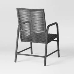 2pc Granby Padded Wicker Outdoor Patio Dining Chairs Arm Chairs Gray - Threshold™ -Threshold™ Sales Store GUEST 21f7b8b5 bc51 4b1d 966d 02e361bd1162