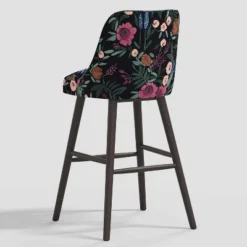 Geller Modern Counter Height Barstool In Botanical Grant Floral Ink - Threshold™ -Threshold™ Sales Store GUEST 262b327f e7a7 45cb 9f89 834fa21078ad