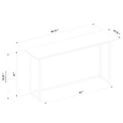 Hidden Hills Mixed Material Console Brown - Threshold™ Designed With Studio McGee -Threshold™ Sales Store GUEST 2719499f 79d5 46d7 85d0 2d484464afec
