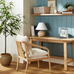 Threshold™ Sales Store 12 Ventura Upholstered Accent Chair With Wood Frame Natural - Threshold™ Designed With Studio McGee