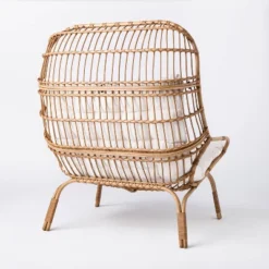 Wicker & Metal Outdoor Patio Chair, Egg Chair Natural - Threshold™ Designed With Studio McGee -Threshold™ Sales Store GUEST 28382aa6 dee2 4001 9b12 305562e94096