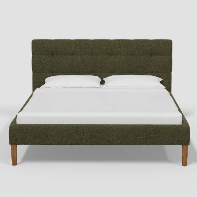 Dessy Pull Tufted Platform Bed In Tweed - Threshold™ 1 Dessy Pull Tufted Platform Bed In Tweed - Threshold™