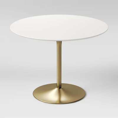Braniff Round Dining Table Metal Base - Threshold™ 4 Braniff Round Dining Table Metal Base - Threshold™ - Image 4