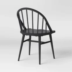 2pk Adwolf Rounded Spindle Dining Chairs Black - Threshold™ -Threshold™ Sales Store GUEST 3349c84d 67f7 4df0 bbc1 7211fcfc09d1