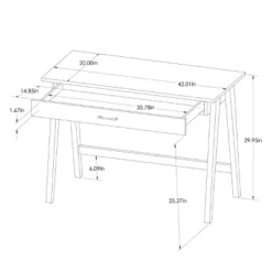 Paulo Wood Writing Desk With Drawer - Threshold™ -Threshold™ Sales Store GUEST 3523b949 cdf7 44af ba99 a848cef26b34