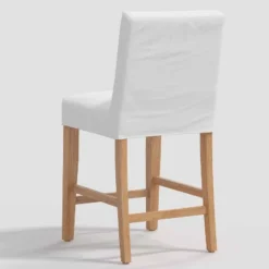 Nazanin Slipcover Counter Height Barstool Twill White - Threshold™ -Threshold™ Sales Store GUEST 39492191 5298 4370 b788 c7150e0059c3