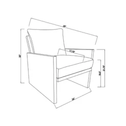 Duchesne Wood Accent Chair With Upholstered Seat And Back Cream - Threshold™ Designed With Studio McGee -Threshold™ Sales Store GUEST 3a353703 f817 4727 9d6d 17a0d88a2123