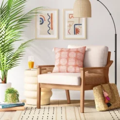 Threshold™ Sales Store 18 Westbury Cane Lounge Armchair Beige - Threshold™