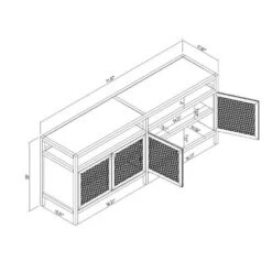Springville Caned Door TV Stand - Threshold™ Designed With Studio McGee -Threshold™ Sales Store GUEST 4767db1b 9dbf 4d97 9af5 725f225f4811