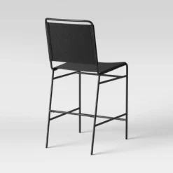 Ward Sling Metal Counter Height Barstool Black Faux Leather - Threshold™ -Threshold™ Sales Store GUEST 4921beb0 795b 40dd be15 497e4aee32b5