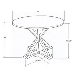 42" Litchfield Round Dining Table - Threshold™ -Threshold™ Sales Store GUEST 4e260b1e e098 4c94 aa81 80d76669bb73