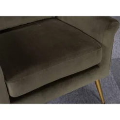 Carmine Luxe Arm Accent Chair With Brass Legs - Threshold™ -Threshold™ Sales Store GUEST 4ebe12f2 b633 4ea5 be08 63a430079295