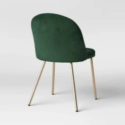 2pk Nils Brass Base Dining Chair Velvet Forest Green - Threshold™ -Threshold™ Sales Store GUEST 523e0936 3dd9 4413 a50b 024e87508745
