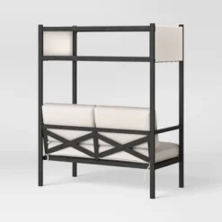 Ryegate 2pc 4' Mini Patio Daybed With Ottoman Weathered Teak - Threshold™ 11 Ryegate 2pc 4' Mini Patio Daybed With Ottoman Weathered Teak - Threshold™ -Threshold™ Sales Store GUEST 52a56e94 f01a 4e67 98c5 74cb41f35e91