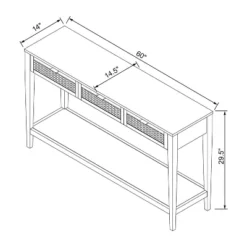 East Bluff Woven Drawer Console Table - Threshold™ Designed With Studio McGee -Threshold™ Sales Store GUEST 5fadeab1 5821 409f b35b 9dc3416e6dfc