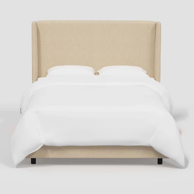Antwerp Wingback Bed In Linen - Threshold™ 1 Antwerp Wingback Bed In Linen - Threshold™