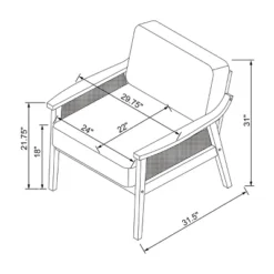 Westbury Cane Lounge Armchair Beige - Threshold™ -Threshold™ Sales Store GUEST 670f5171 f111 45d4 9304 c584b692719e