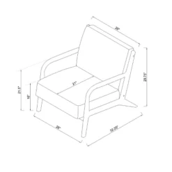 Esters Wood Armchair - Threshold™ -Threshold™ Sales Store GUEST 671b808a 0f51 4b1b 8bb1 34be7d271a3c