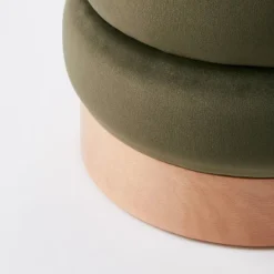 Clarkdale Channel Tufted Ottoman With Wood Base - Threshold™ Designed With Studio McGee -Threshold™ Sales Store GUEST 6b0f47ba dc03 48cc 8a01 bbb99d46752f