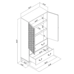Brandeis Woven Cabinet Brown - Threshold™ Designed With Studio McGee -Threshold™ Sales Store GUEST 707bd53d 9cc8 4d72 96d2 6474dbf4e472