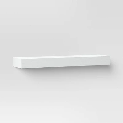 24" Floating Wood Shelf - Threshold™ 4 24" Floating Wood Shelf - Threshold™ - Image 4