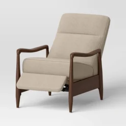 Dusk Mid-Century Wooden Arm Recliner - Threshold™ -Threshold™ Sales Store GUEST 77d0e33b 06b5 4aff a2fe b5d92c33f561