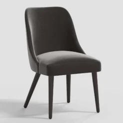 Geller Modern Dining Chair In Shiny Velvet Mystere - Threshold™ -Threshold™ Sales Store GUEST 77ecaaf8 9424 4be8 936e 60fc223142cc