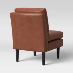 Gelbin Faux Leather Slipper Chair With Wood Legs - Threshold™ -Threshold™ Sales Store GUEST 79c6f7f3 f809 4654 bfbb 3f8fdad22532