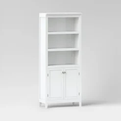 72" Carson 5 Shelf Bookcase With Doors - Threshold -Threshold™ Sales Store GUEST 7d13a320 a881 4623 87ab 176b8890729a