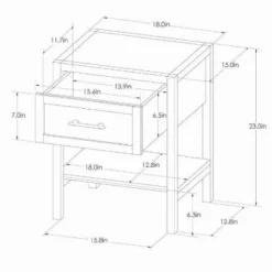 Warwick End Table With Drawer - Threshold™ -Threshold™ Sales Store GUEST 805b71d7 700e 4f68 9d70 a2d9d31e0609