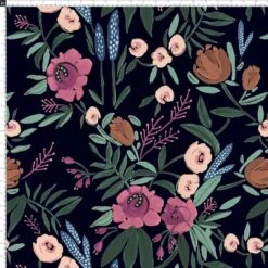 Geller Modern Counter Height Barstool In Botanical Grant Floral Ink - Threshold™ -Threshold™ Sales Store GUEST 82426902 4614 4afe ab09 ea4d76a2f67f