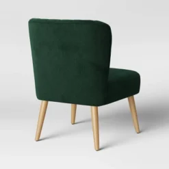 Chelidon Velvet Slipper Chair Green - Threshold™ -Threshold™ Sales Store GUEST 84c88f78 43b2 4476 bf01 fde2ea4f4522