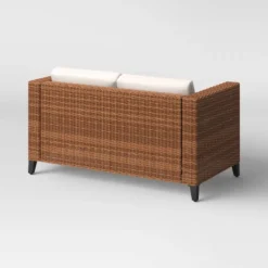 Brookfield Steel Wicker Loveseat - Light Brown - Threshold™ 8 Brookfield Steel Wicker Loveseat - Light Brown - Threshold™ -Threshold™ Sales Store GUEST 89cfd654 7349 4873 8e2b c4b510806e85