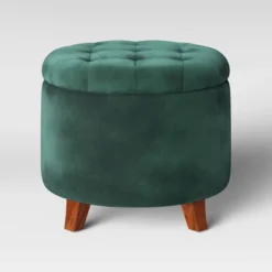Tufted Round Storage Ottoman - Threshold -Threshold™ Sales Store GUEST 8b462eb1 b29f 4321 ac3f 6b969ee2a18b