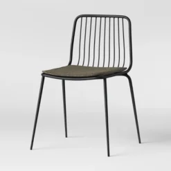 Set Of 2 Sodra Rounded Seat Wire Dining Chair Black - Threshold™ -Threshold™ Sales Store GUEST 8effce97 e2dc 4fb7 9099 59ec57f76588