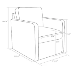 Pinetops Swivel Base Accent Chair - Threshold™ -Threshold™ Sales Store GUEST 9122e1e1 4b4a 4722 a4d8 a5610912f064