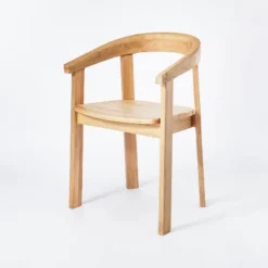 Terra Solid Wood Curved Back Dining Chair - Threshold™ Designed With Studio McGee -Threshold™ Sales Store GUEST 9247e68d 2d42 4de0 acf8 805ddf967c24