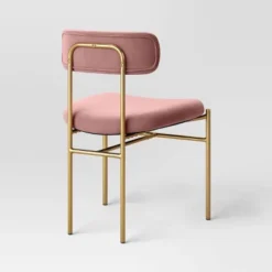 Orion Luxe Dining Chair With Brass Legs Blush Velvet - Threshold™ -Threshold™ Sales Store GUEST 95e896b0 31de 452f 9f0c 7e8bf7ba7238