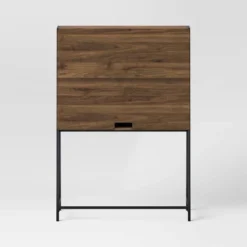 Loring Wood Secretary Desk With Hutch And Charging Station Walnut - Threshold™ -Threshold™ Sales Store GUEST 9bf83393 7336 44d1 b8ec 482f68853fe2