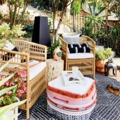 Mulberry 3pc Patio Chat Set - Natural - Threshold™ -Threshold™ Sales Store GUEST a2e21cfb 9a8a 4a42 ade9 0f769912e1b7